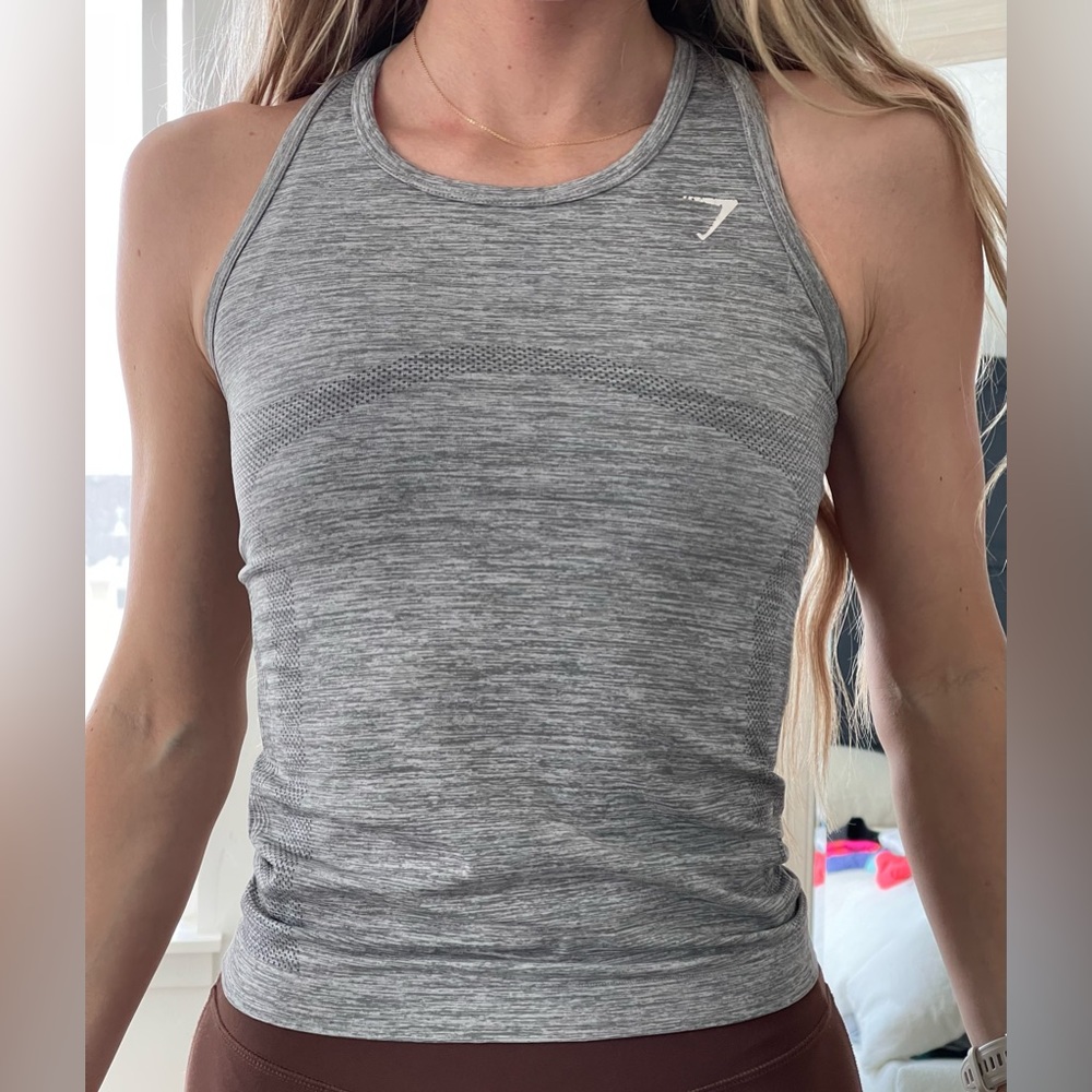 Gray Gymshark tank (S)